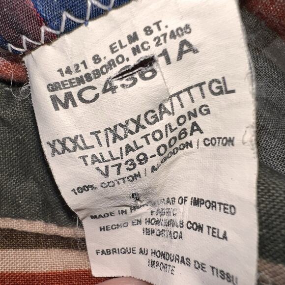 Wrangler Western Shirt Mens Size XXXL Pearl Snap Aztec Southwestern Long-Sleeve - Picture 10 of 14